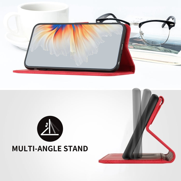 For Motorola Edge 5G 2024 Heart Pattern Skin Feel Leather Phone Case(Red) - Motorola Cases by PMC Jewellery | Online Shopping South Africa | PMC Jewellery | Buy Now Pay Later Mobicred