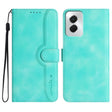 For Motorola Moto G Power 5G 2024 Heart Pattern Skin Feel Leather Phone Case(Light Blue) - Motorola Cases by PMC Jewellery | Online Shopping South Africa | PMC Jewellery | Buy Now Pay Later Mobicred