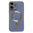 For iPhone 11 Magsafe Plating TPU Phone Case with Lens Film(Light Blue) - iPhone 11 Cases by PMC TechLife | Online Shopping South Africa | PMC TechLife