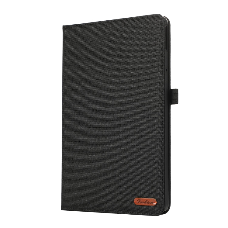 For Lenovo Tab M11 / Xiaoxin Pad 11 2024 Horizontal Flip TPU + Fabric PU Leather Tablet Case(Black)