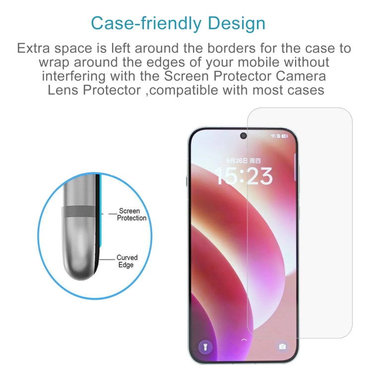 For OPPO Find X8 50pcs 0.26mm 9H 2.5D Tempered Glass Film