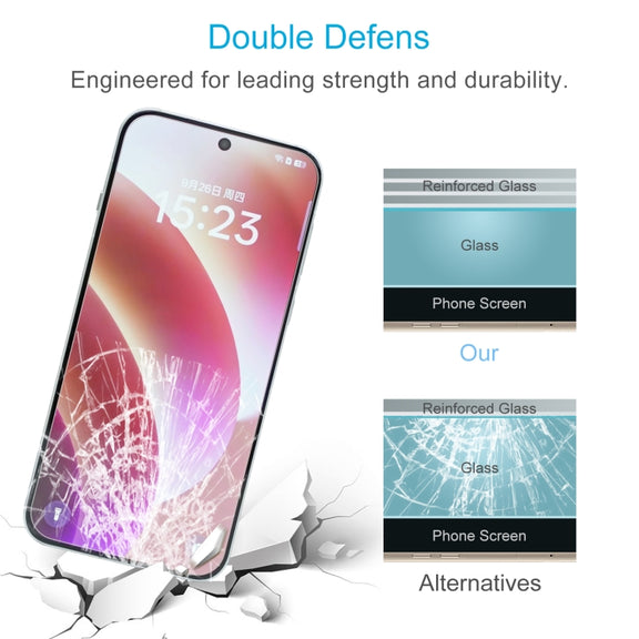 For OPPO Find X8 50pcs 0.26mm 9H 2.5D Tempered Glass Film
