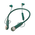 K1692 Meow Planet Neck-mounted Noise Reduction Sports Bluetooth Earphones(Green) - Neck-mounted Earphone by PMC TechLife | Online Shopping South Africa | PMC TechLife | Buy Now Pay Later Mobicred