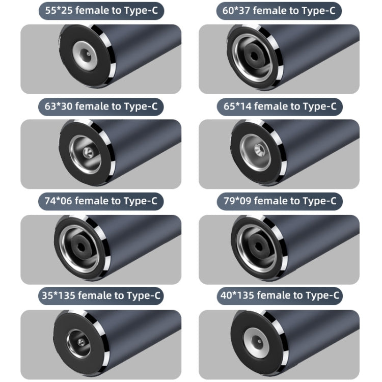 DC 6.3 x 3.0mm to USB-C / Type-C Male 100W Computer Charging Adapter Connector - Universal Power Adapter by PMC TechLife | Online Shopping South Africa | PMC TechLife