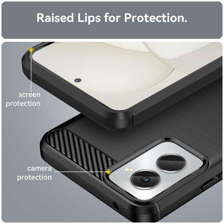 For Motorola Moto G Power 2024 Brushed Texture Carbon Fiber TPU Phone Case(Black) - free shipping - PMC TechLife - Order now!