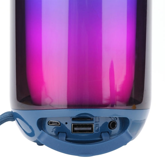 T&G TG651 Portable LED Wireless Bluetooth Speaker Outdoor TWS Subwoofer(Grey)