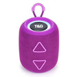 T&G TG655 Outdoor Portable TWS Wireless Bluetooth Speaker LED Light Stereo Subwoofer(Purple) - free shipping - PMC Jewellery - Order now!