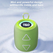 T&G TG655 Outdoor Portable TWS Wireless Bluetooth Speaker LED Light Stereo Subwoofer(Purple)