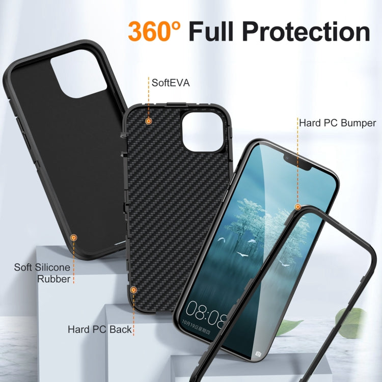 For iPhone 15 Life Waterproof Rugged Phone Case(Black) - iPhone 15 Cases by PMC Jewellery | Online Shopping South Africa | PMC Jewellery | Buy Now Pay Later Mobicred