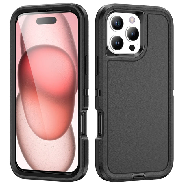 For iPhone 16 Pro Life Water-resistant Rugged Phone Case(Black)