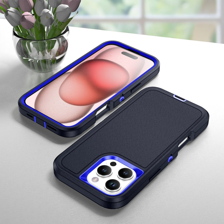For iPhone 16 Pro Life Waterproof Rugged Phone Case(Dark Blue + Royal Blue) - iPhone 16 Pro Cases by PMC TechLife | Online Shopping South Africa | PMC TechLife | Buy Now Pay Later Mobicred