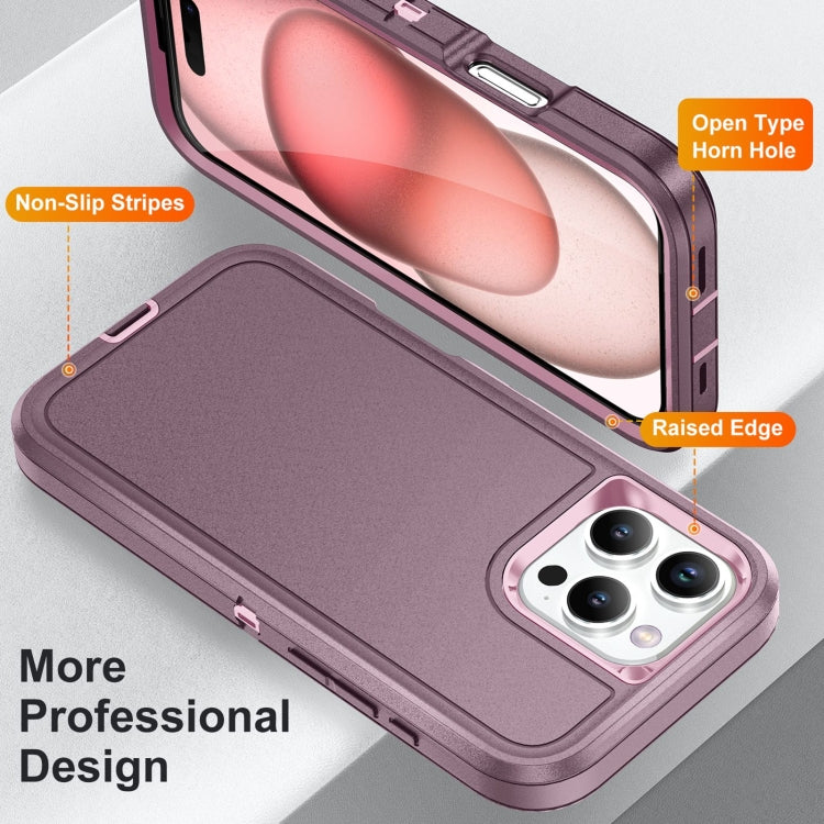 For iPhone 16 Pro Life Waterproof Rugged Phone Case(Purple + Pink) - iPhone 16 Pro Cases by PMC TechLife | Online Shopping South Africa | PMC TechLife | Buy Now Pay Later Mobicred