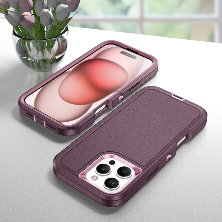 For iPhone 16 Pro Life Waterproof Rugged Phone Case(Purple + Pink) - iPhone 16 Pro Cases by PMC TechLife | Online Shopping South Africa | PMC TechLife | Buy Now Pay Later Mobicred