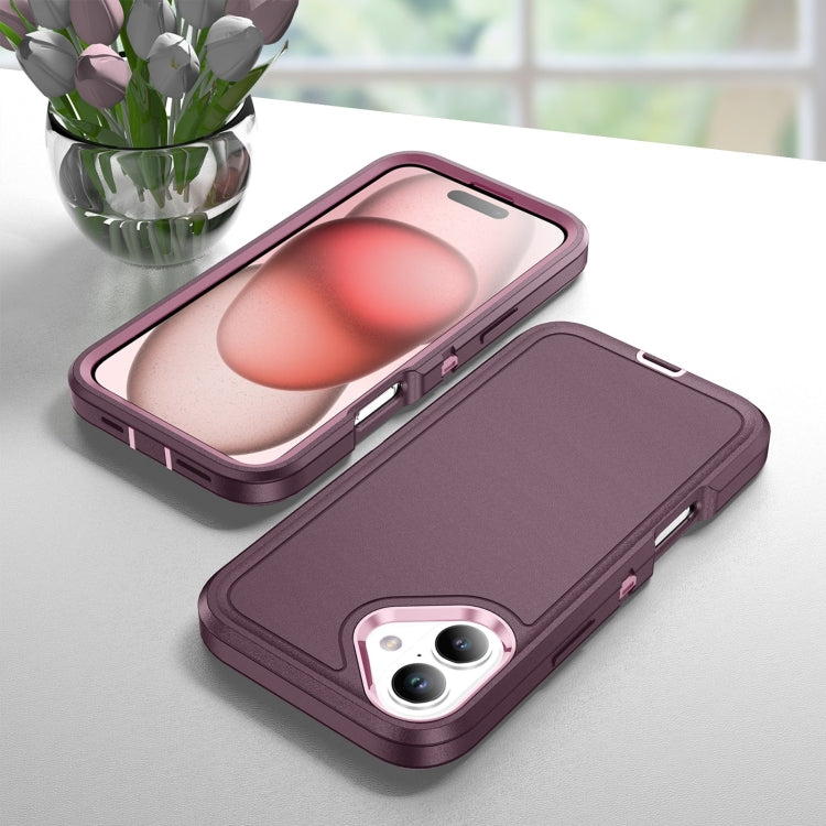 For iPhone 16 Plus Life Waterproof Rugged Phone Case(Purple + Pink) - iPhone 16 Plus Cases by PMC TechLife | Online Shopping South Africa | PMC TechLife | Buy Now Pay Later Mobicred