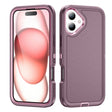 For iPhone 16 Life Waterproof Rugged Phone Case(Purple + Pink) - iPhone 16 Cases by PMC TechLife | Online Shopping South Africa | PMC TechLife | Buy Now Pay Later Mobicred