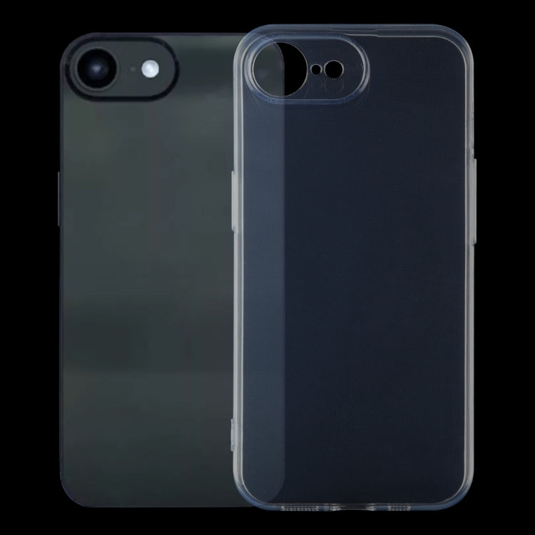 For iPhone SE 4 2024 Ultra-thin Transparent TPU Phone Case - More iPhone Cases by PMC TechLife | Online Shopping South Africa | PMC TechLife | Buy Now Pay Later Mobicred