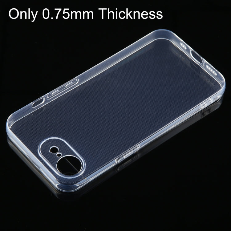 For iPhone SE 4 2024 Ultra-thin Transparent TPU Phone Case - More iPhone Cases by PMC TechLife | Online Shopping South Africa | PMC TechLife | Buy Now Pay Later Mobicred
