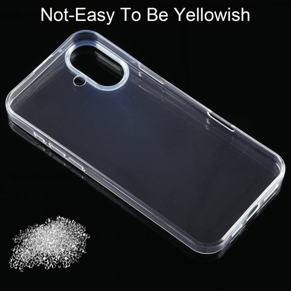 For iPhone 16 Ultra-thin Transparent TPU Phone Case