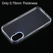 For iPhone 16 Plus Ultra-thin Transparent TPU Phone Case