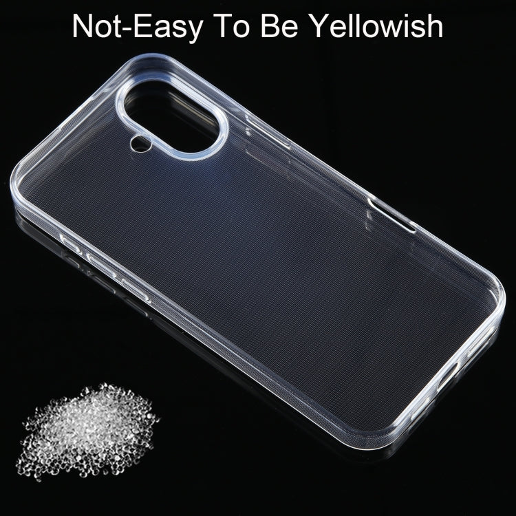 For iPhone 16 Plus Ultra-thin Transparent TPU Phone Case