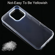 For iPhone 16 Pro Ultra-thin Transparent TPU Phone Case