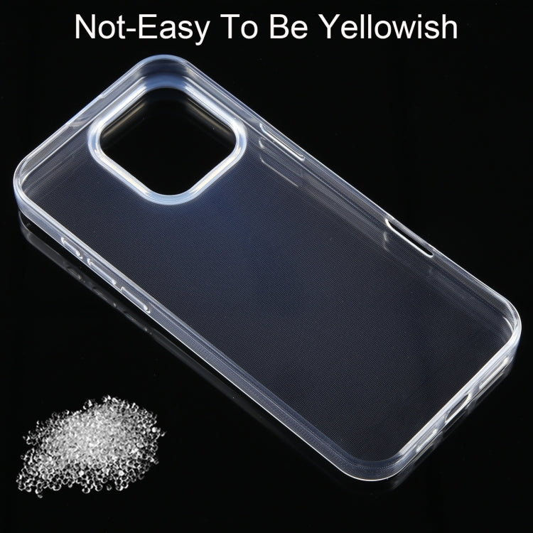For iPhone 16 Pro Ultra-thin Transparent TPU Phone Case