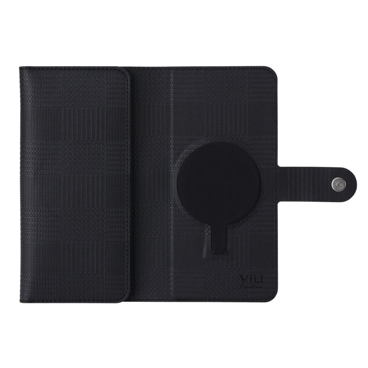 For iPhone 14 Pro Max ViLi GHB Series MagSafe Magnetic Zipper Leather Phone Case(Black)