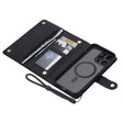 For iPhone 15 Plus ViLi GHB Series MagSafe Magnetic Zipper Leather Phone Case(Black) - free shipping - PMC TechLife - Order now!