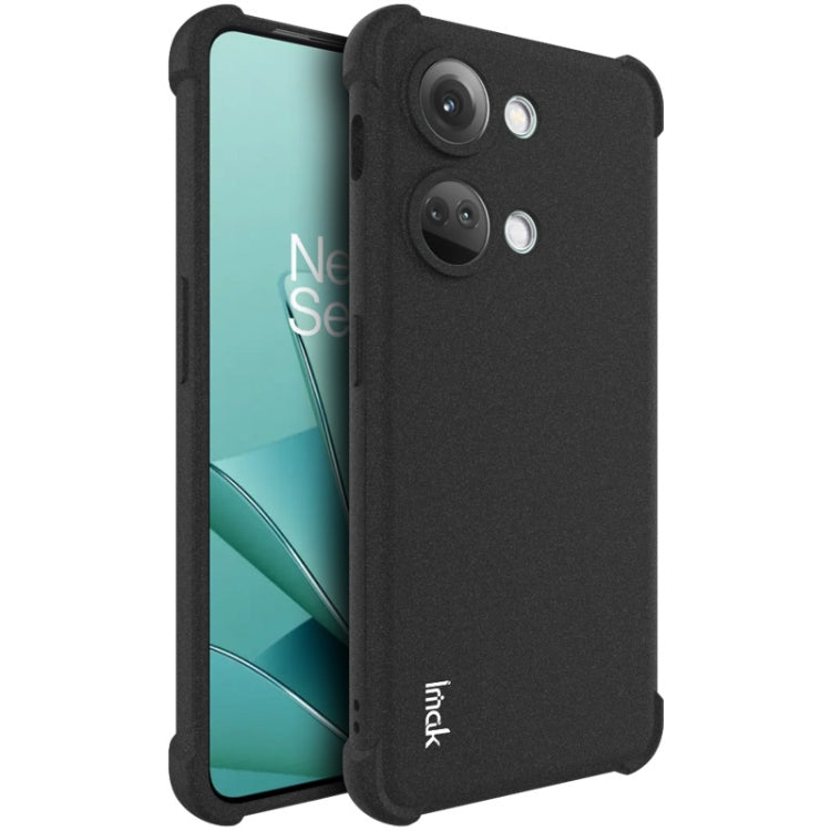 For OnePlus Ace 2V 5G/Nord 3 5G imak Shockproof Airbag TPU Phone Case(Matte Black) - OnePlus Cases by imak | Online Shopping South Africa | PMC TechLife | Buy Now Pay Later Mobicred