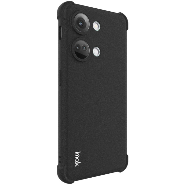For OnePlus Ace 2V 5G/Nord 3 5G imak Shockproof Airbag TPU Phone Case(Matte Black) - OnePlus Cases by imak | Online Shopping South Africa | PMC TechLife | Buy Now Pay Later Mobicred