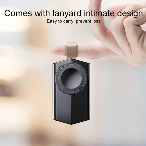 For Apple Watch Series USB Port Portable Magnetic Wireless Charger(White)