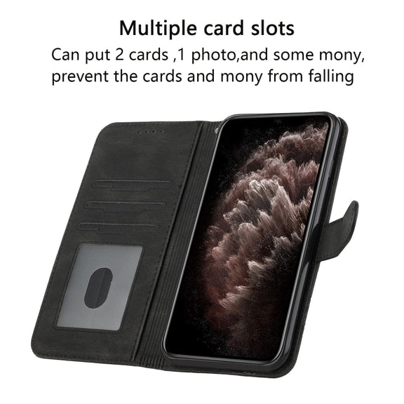 For Huawei Pura 70 Cubic Skin Feel Flip Leather Phone Case(Black)
