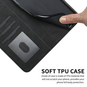 For Huawei Pura 70 Cubic Skin Feel Flip Leather Phone Case(Black)