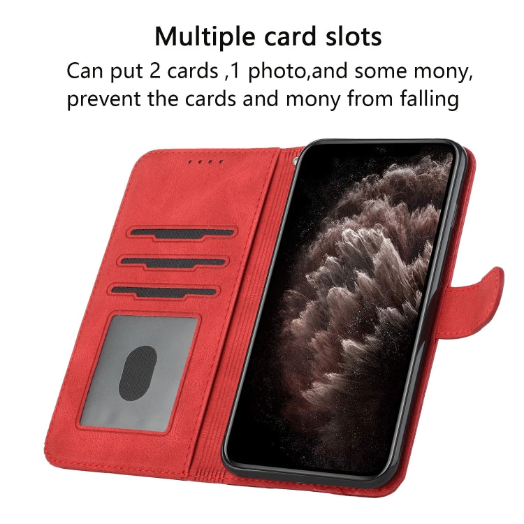For Huawei Pura 70 Pro/70 Pro+ Cubic Skin Feel Flip Leather Phone Case(Red) - Huawei Cases by PMC Jewellery | Online Shopping South Africa | PMC Jewellery | Buy Now Pay Later Mobicred