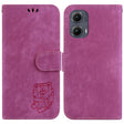 For Motorola Edge 2024 Little Tiger Embossed Leather Phone Case(Rose Red) - Motorola Cases by PMC Jewellery | Online Shopping South Africa | PMC Jewellery | Buy Now Pay Later Mobicred