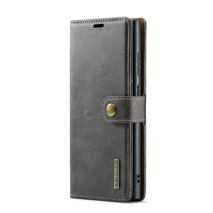 For Samsung Galaxy S24 Ultra 5G DG.MING Crazy Horse Texture Detachable Magnetic Leather Case(Grey) - free shipping - PMC Jewellery - Order now!