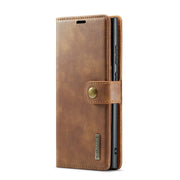 For Samsung Galaxy S24 Ultra 5G DG.MING Crazy Horse Texture Detachable Magnetic Leather Case(Brown)