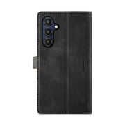 For Samsung Galaxy A25 4G CaseMe C30 Card Slots Zipper Wallet Leather Phone Case(Black)