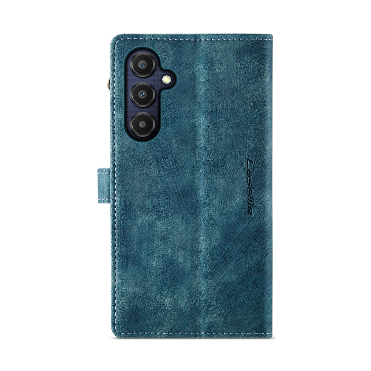 For Samsung Galaxy A25 4G CaseMe C30 Card Slots Zipper Wallet Leather Phone Case(Blue) - free shipping - PMC TechLife - Order now!