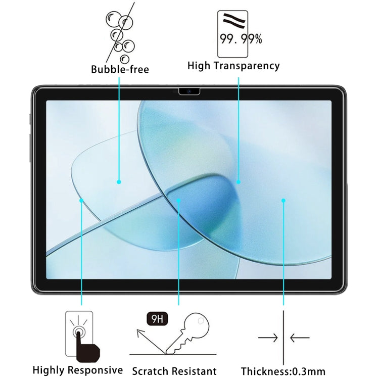 For Doogee T10S 25pcs 9H 0.3mm Explosion-proof Tempered Glass Film