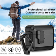 For AirPods Pro 2 TPU + PC Wireless Bluetooth Earphone Protective Case with Switch Lock & Hook(Royal Blue)