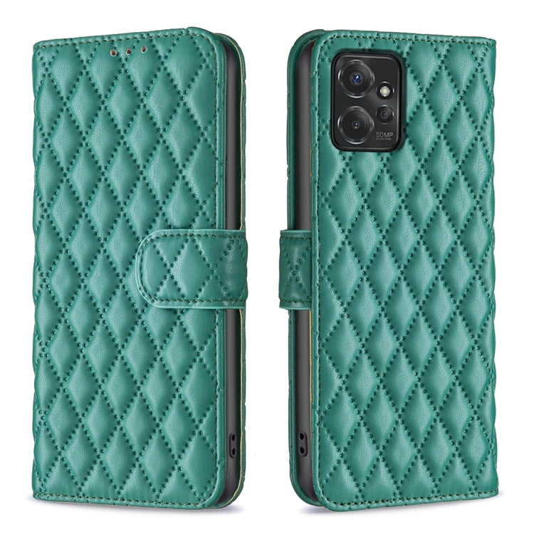 For Motorola Moto G Power 5G 2024 Diamond Lattice Wallet Flip Leather Phone Case(Green) - free shipping - PMC TechLife - Order now!