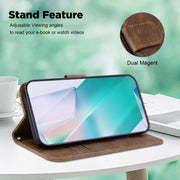 For Google Pixel 9 Pro Little Tiger Embossed Leather Phone Case(Brown)