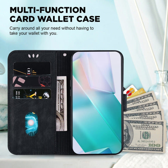 For Google Pixel 9 Pro Little Tiger Embossed Leather Phone Case(Black)