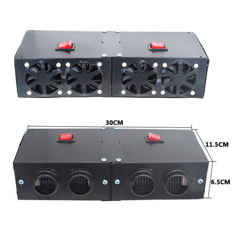 Car High-power Electric Heater Defroster, Specification:24V 4-hole - Heating & Fans by PMC TechLife | Online Shopping South Africa | PMC TechLife | Buy Now Pay Later Mobicred