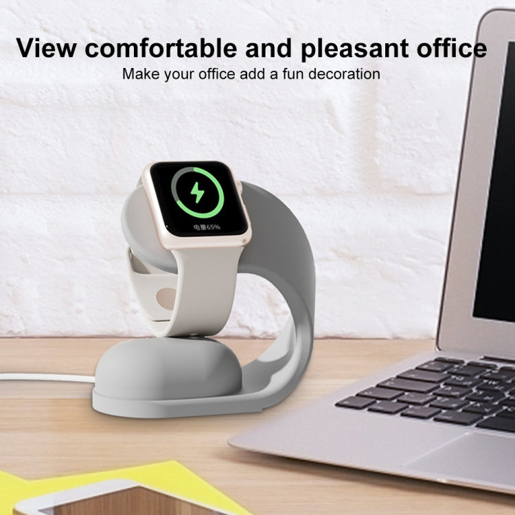 For Apple Watch Series Smart Watch U-shaped Silicone Charging Holder(Colorful) - Charger / Holder by PMC TechLife | Online Shopping South Africa | PMC TechLife | Buy Now Pay Later Mobicred