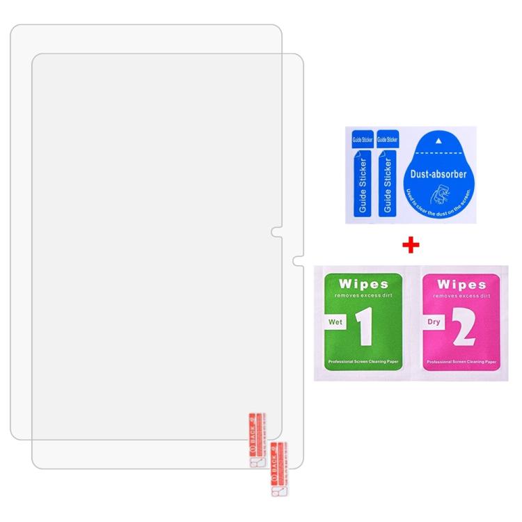 For Ulefone Tab A10 Pro 11 2pcs 9H 0.3mm Explosion-proof Tempered Glass Film