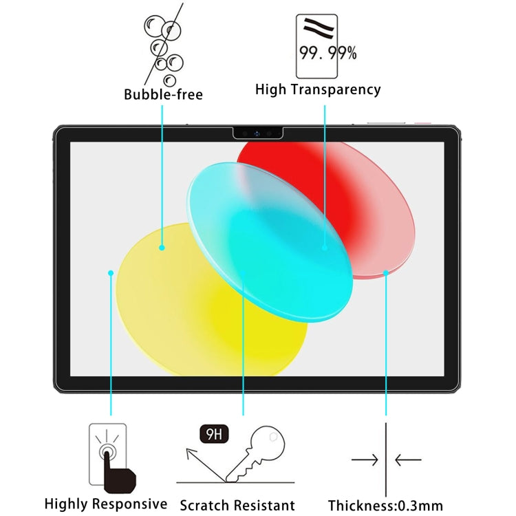 For Ulefone Tab A8 25pcs 9H 0.3mm Explosion-proof Tempered Glass Film - free shipping - PMC Jewellery - Order now!