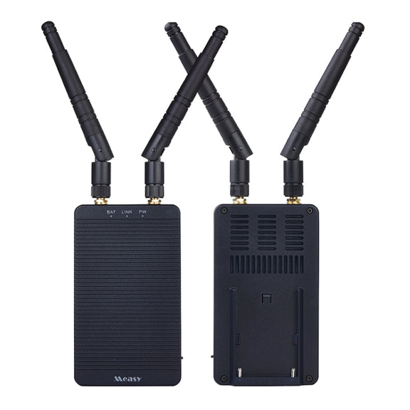 Measy T1 4K HDMI 2.0 Wireless Audio Video Transmitter Receiver Extender Transmission System, Transmission Distance: 200m, US Plug(Black)