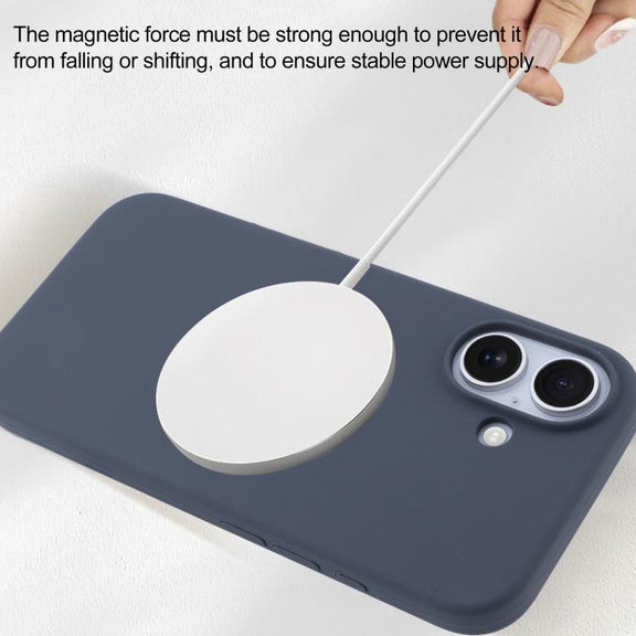 For iPhone 15 Plus Liquid Silicone Full Coverage MagSafe Phone Case(Wine Red)